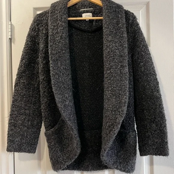 Aritzia Wilfred | Wool Blend Sweater Coat | Size S - Picture 2 of 8